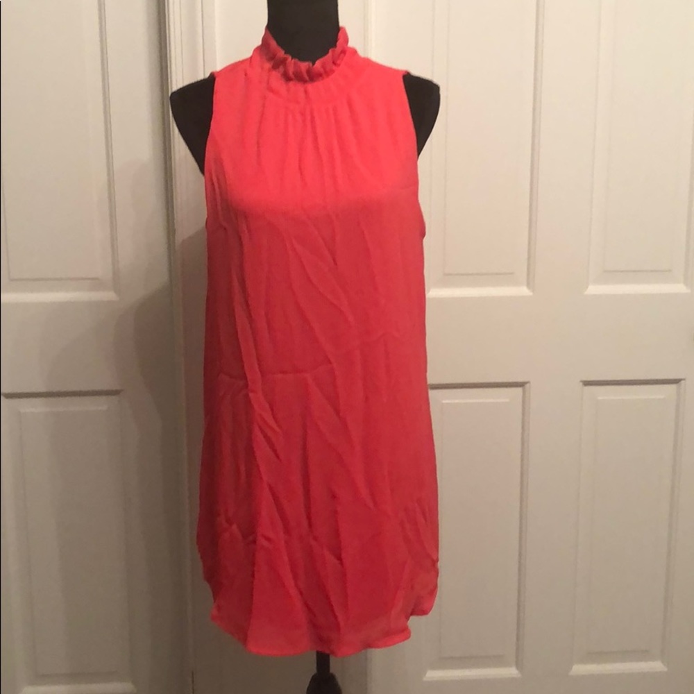 Fab’rik Mock Collar Shift Dress